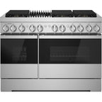  JennAir Noir 48-inch Professional-Style Dual-Fuel Range with Gas Grill JDRP648HM IMAGE 1