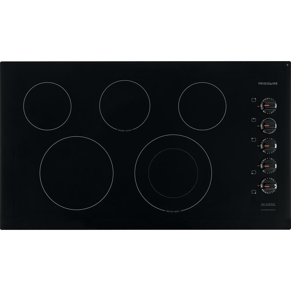  Frigidaire 36-inch Built-in Electric Cooktop with SpaceWise® Expandable Element FFEC3625UB IMAGE 1