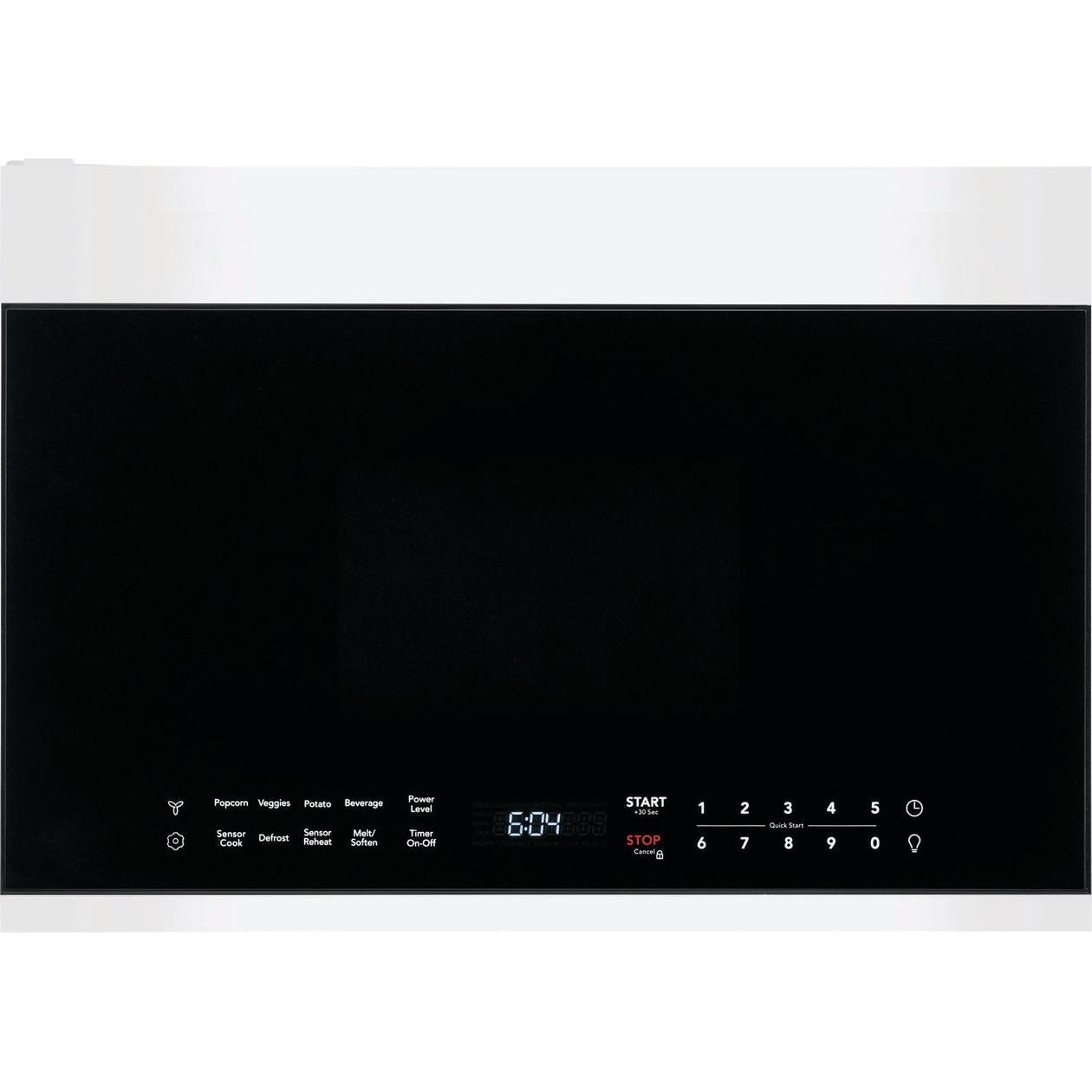  Frigidaire 24-inch, 1.4 cu.ft. Over-the Range Microwave Oven with Two Speed Ventilation UMV1422UW IMAGE 1