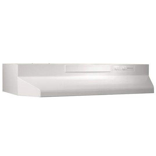  Broan 30-inch Economy Under Cabinet Range Hood BU230WW IMAGE 1