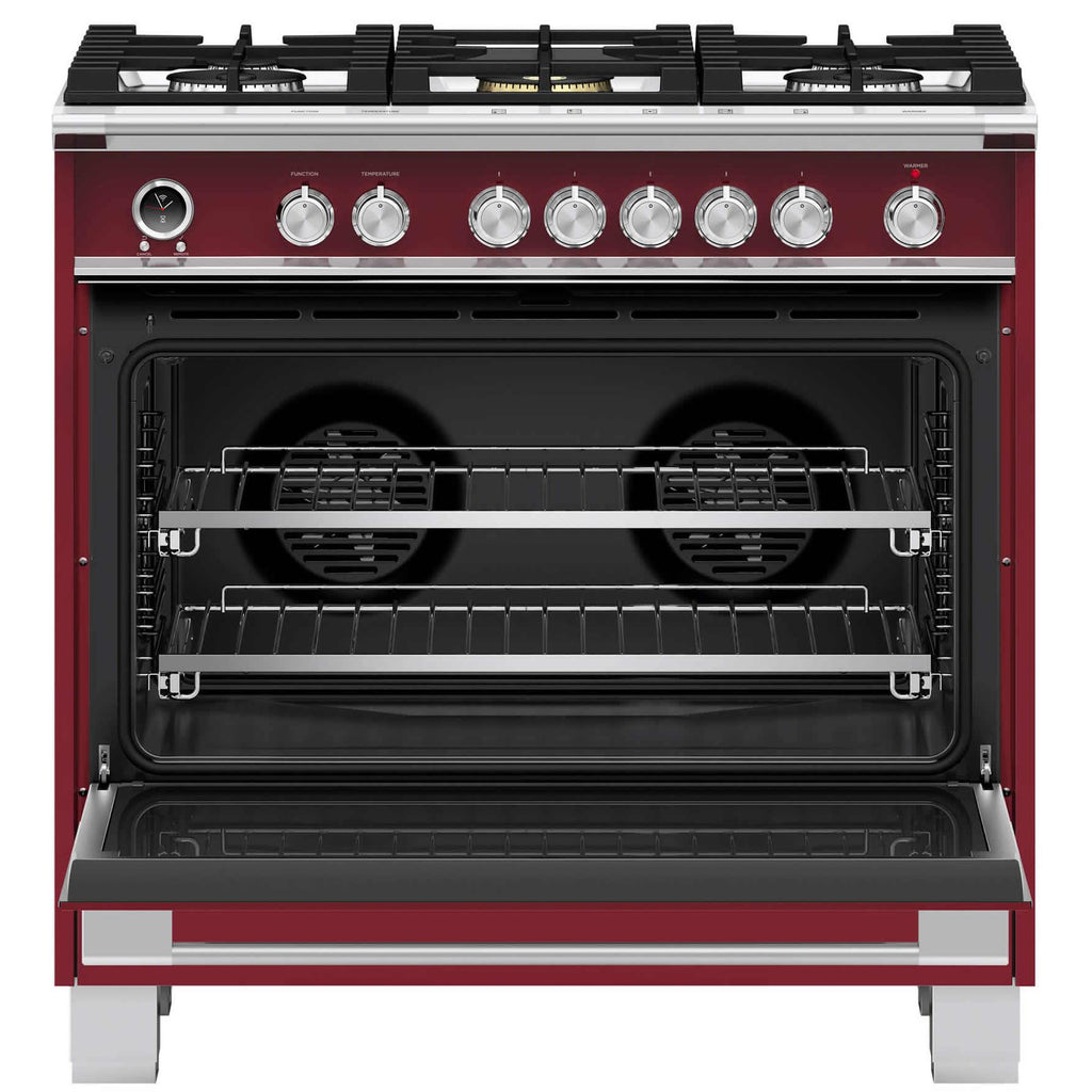  Fisher & Paykel 36-inch Freestanding Dual-Fuel Range with Aero Pastry™ OR36SCG6R1SP IMAGE 2