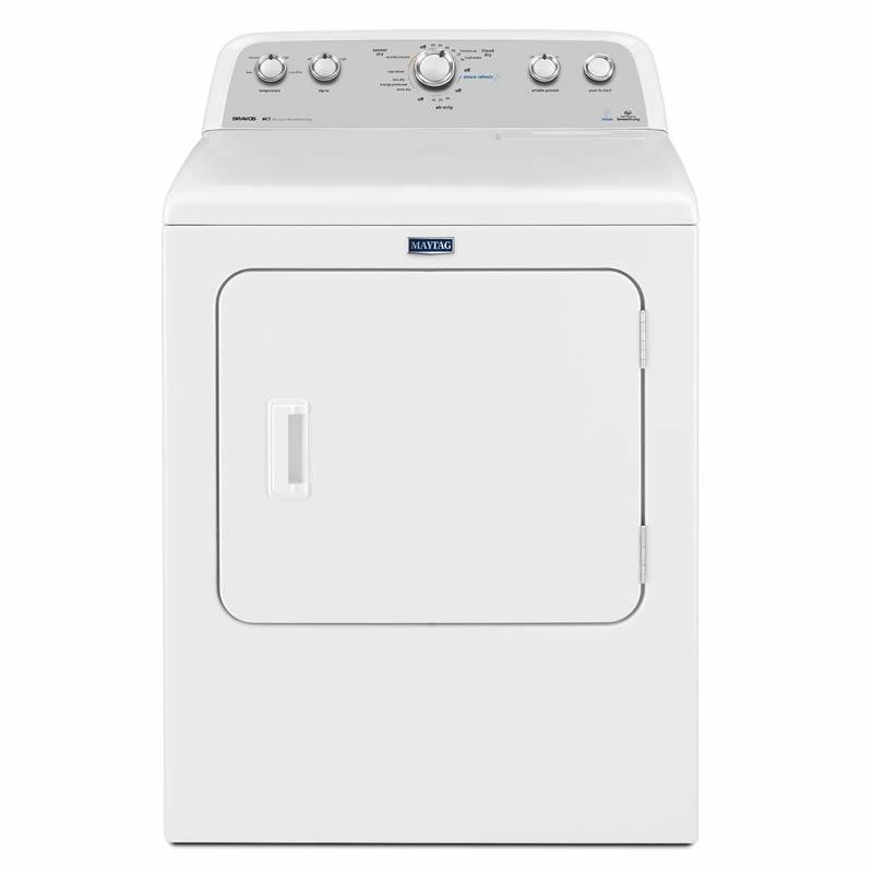  Maytag 7 cu. ft. Electric Dryer with Steam YMEDX6STBWB IMAGE 1