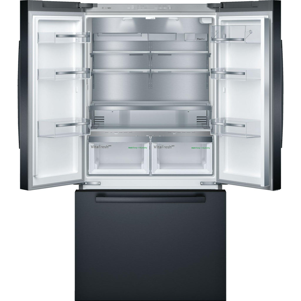  Bosch 36-inch, 21 cu.ft. Counter-Depth French 3-Door Refrigerator with VitaFreshPro™ Drawer B36CT80SNB IMAGE 6