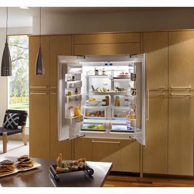  JennAir 42-inch, 22.6 cu. ft. French 3-Door Refrigerator with Ice and Water JF42NXFXDW IMAGE 3