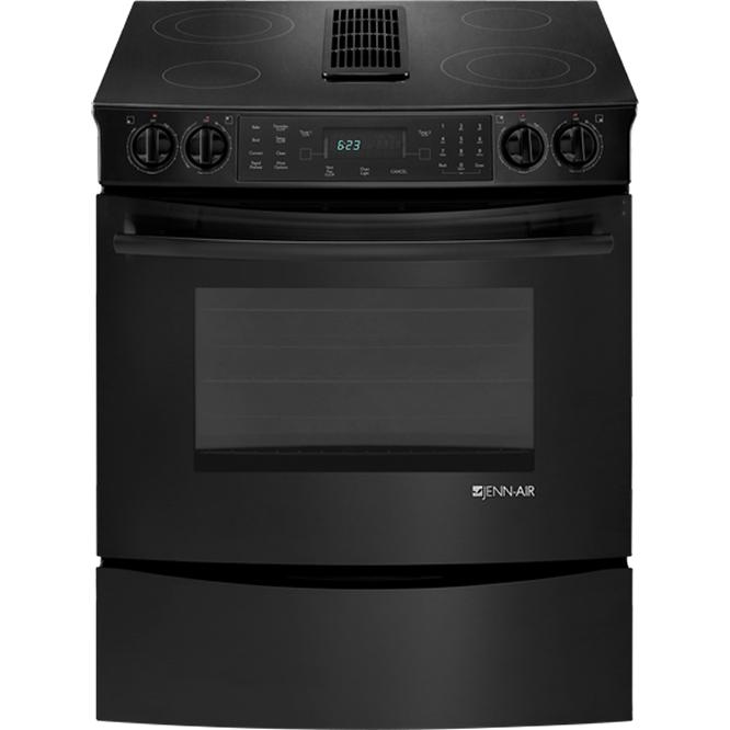  JennAir 30-inch Slide-in Electric Range with Convection Technology JES9900CCB IMAGE 1
