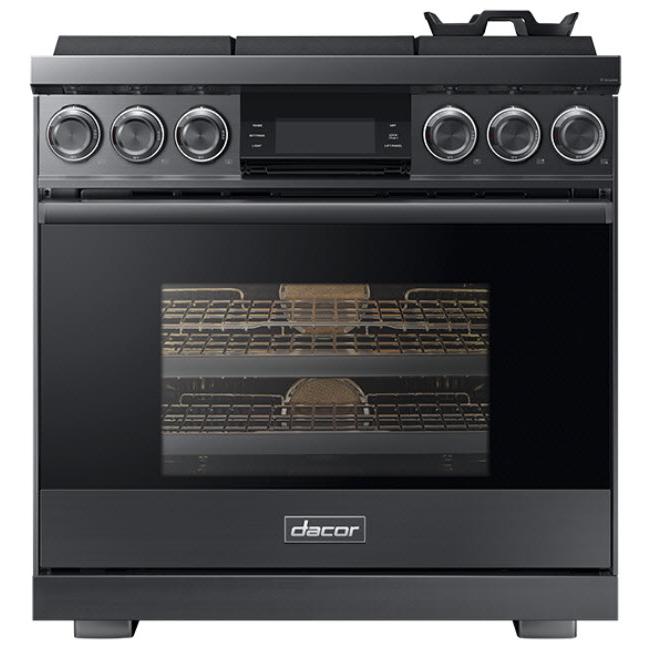  Dacor 36-inch Freestanding Gas Range with Convection Technology DOP36M96GLM/DA IMAGE 2