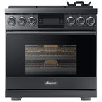  Dacor 36-inch Freestanding Gas Range with Convection Technology DOP36M96GLM/DA IMAGE 2