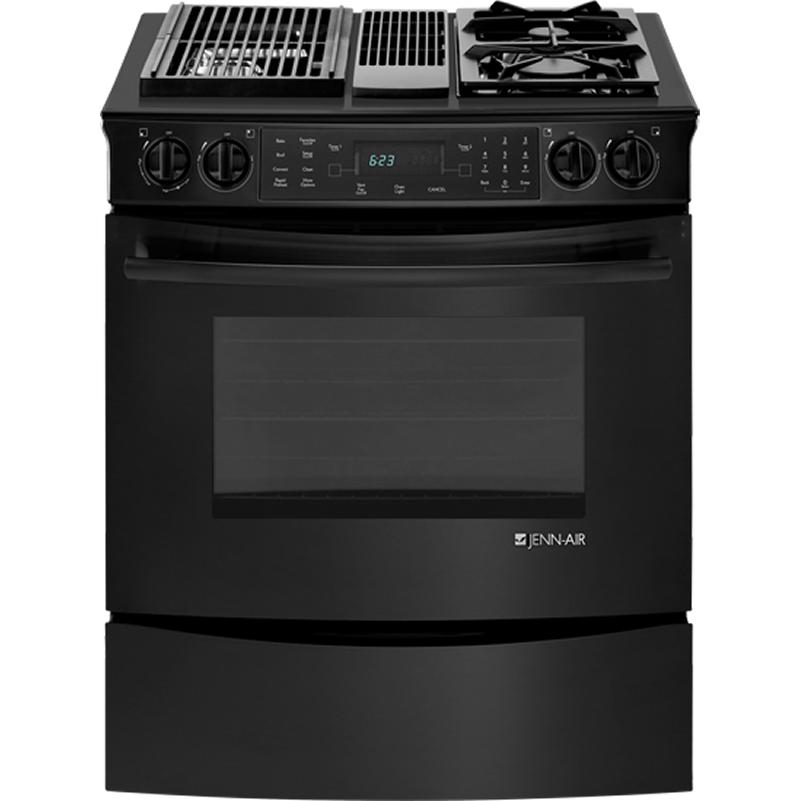  JennAir 30-inch Slide-in Dual-Fuel Range with Convection Technology JDS9860CDB IMAGE 1