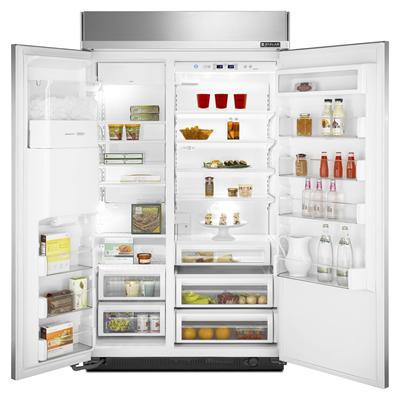  JennAir 48-inch, 29.7 cu. ft. Side-by-Side Refrigerator with Ice and Water JS48PPDUDB IMAGE 3