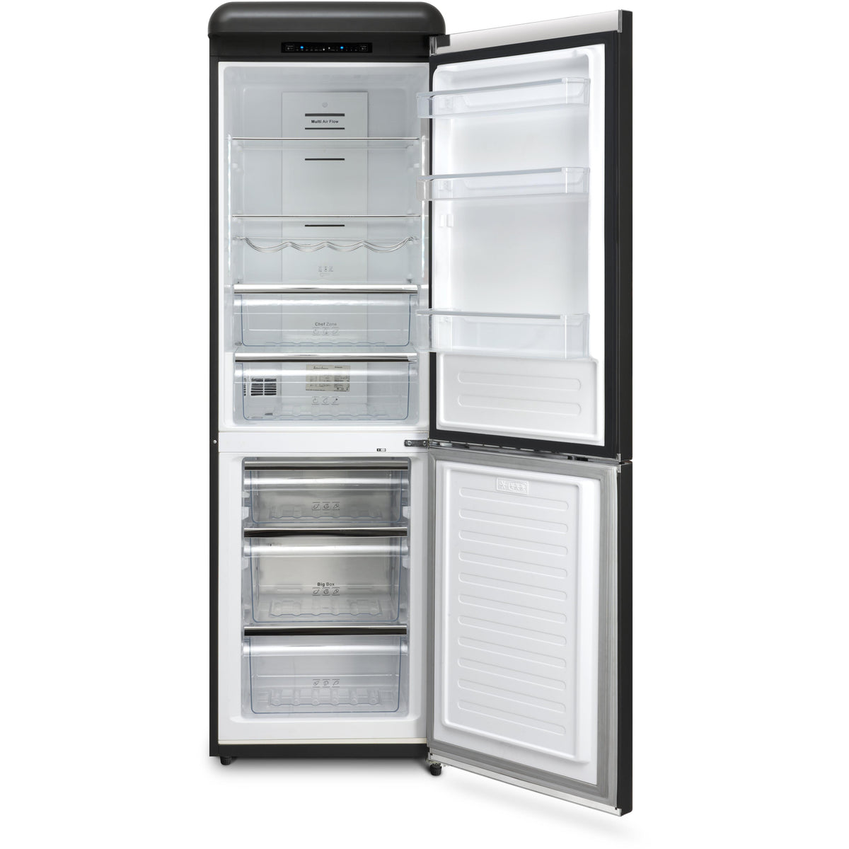  Epic 24-inch, 11 cu.ft. Bottom Freezer Refrigerator with LED Lighting ERFF111BL IMAGE 3