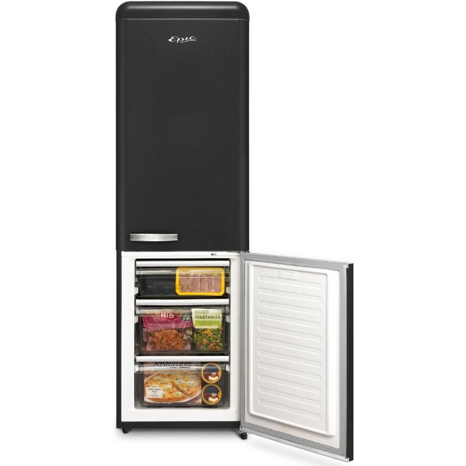  Epic 24-inch, 11 cu.ft. Bottom Freezer Refrigerator with LED Lighting ERFF111BL IMAGE 4