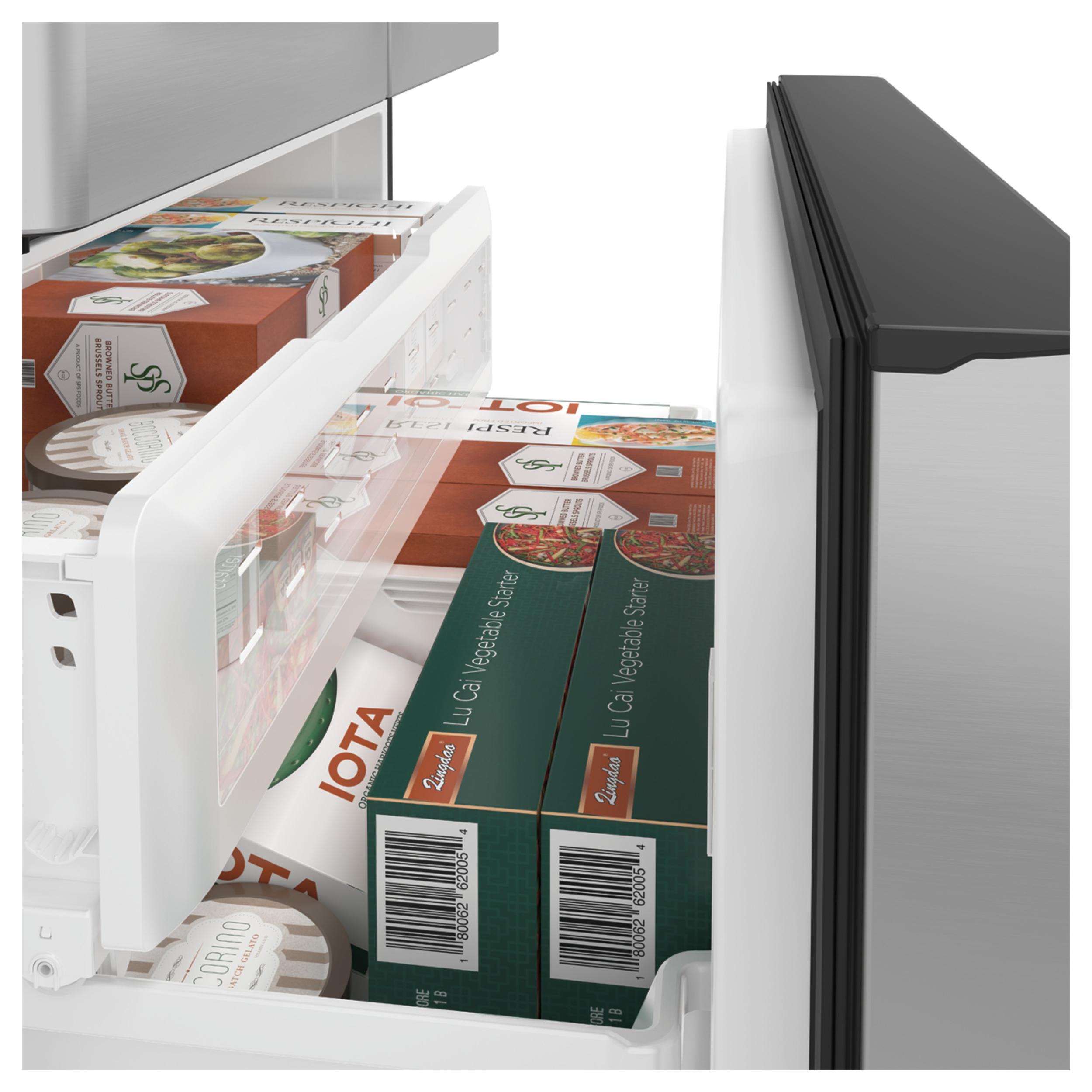  Café 36-inch, 22.2 cu.ft. Counter-Depth French 3-Door Refrigerator with Hot Water Dispenser CYE22TP2MS1 IMAGE 5