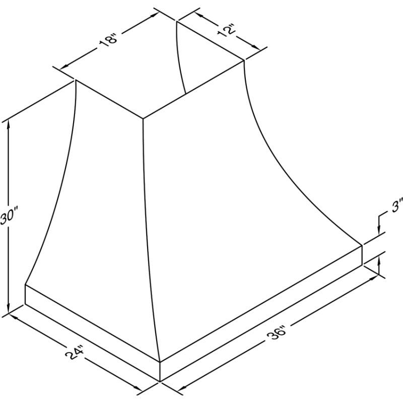  Vent-A-Hood 36-inch Wall Mount Range Hood JDH236/C2AS IMAGE 2