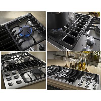  JennAir 36-inch Built-In Gas Cooktop JGD3536WS IMAGE 3