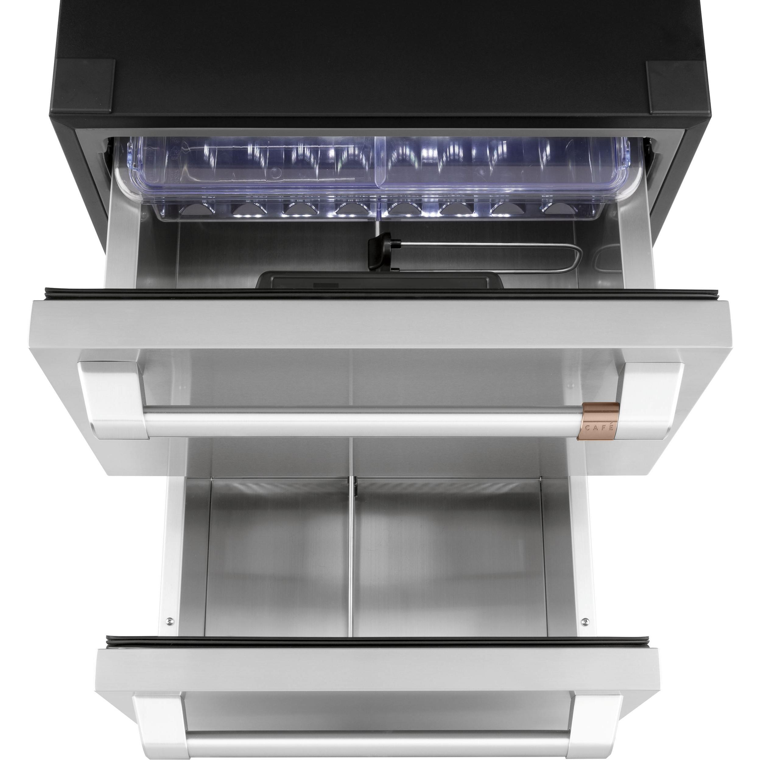  Café 24-inch 5.7 cu. ft. Dual-Drawer Refrigerator CDE06RP2NS1 IMAGE 3