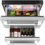  Café 24-inch 5.7 cu. ft. Dual-Drawer Refrigerator CDE06RP2NS1 IMAGE 4