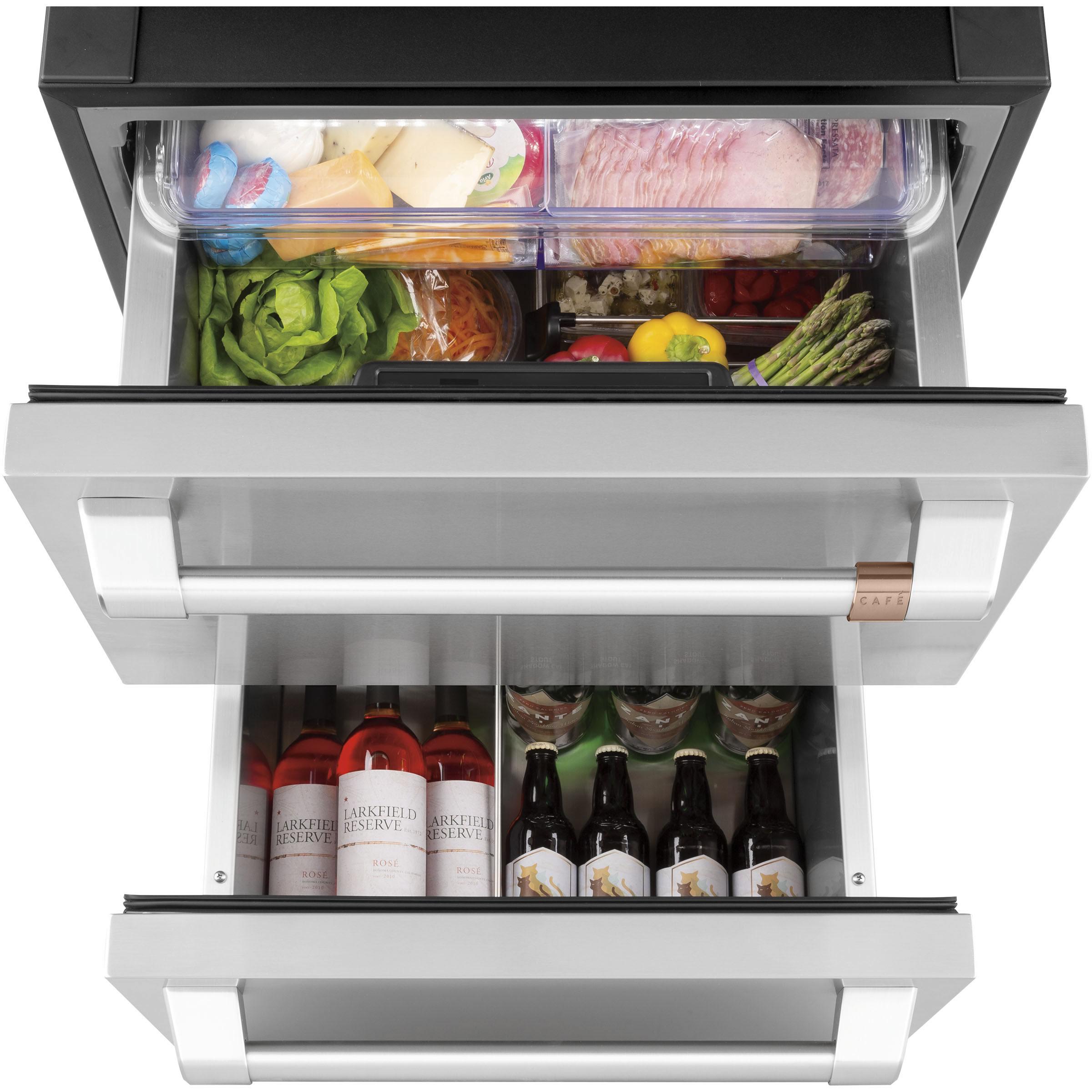  Café 24-inch 5.7 cu. ft. Dual-Drawer Refrigerator CDE06RP2NS1 IMAGE 4