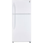  GE 30-inch 18 cu. ft. Top Freezer Refrigerator GTE18FTLKWW IMAGE 1
