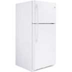  GE 30-inch 18 cu. ft. Top Freezer Refrigerator GTE18FTLKWW IMAGE 2