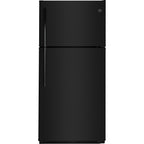  GE 30-inch 18 cu. ft. Top Freezer Refrigerator GTS18FTLKBB IMAGE 1