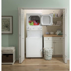  GE Stacked Washer/Dryer Electric Laundry Center GUD27EEMNWW IMAGE 5