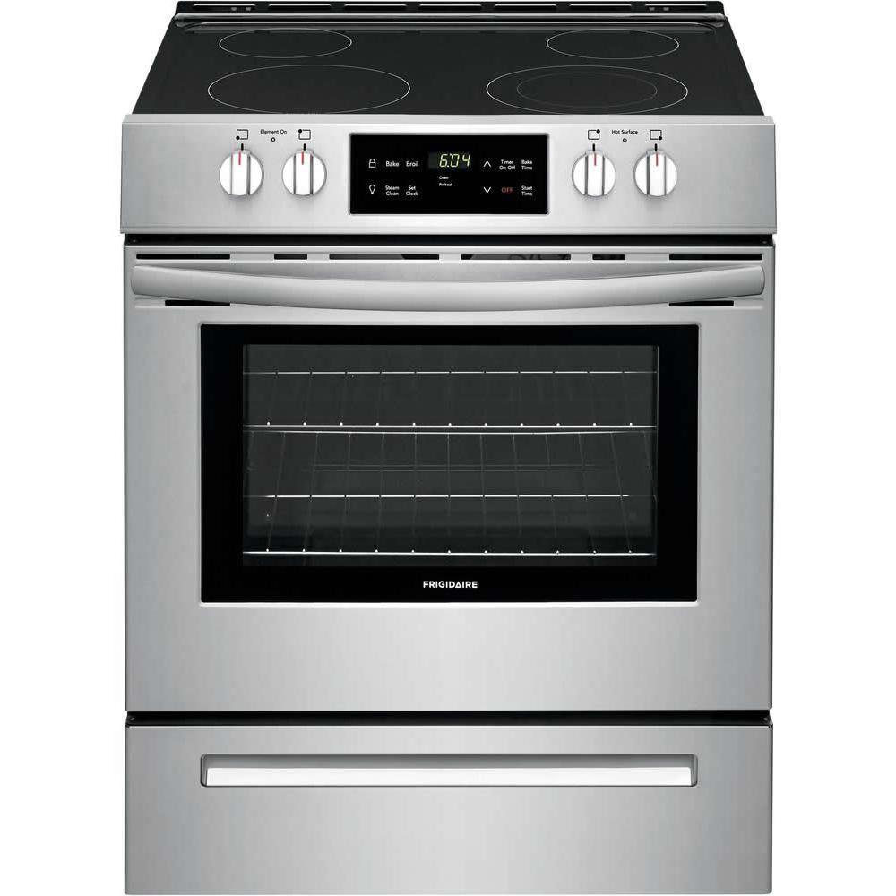  Frigidaire 30-inch Freestanding Electric Range with Ready-Select® Controls FFEH3051VS IMAGE 1