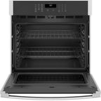  GE 30-inch, 5 cu. ft. Built-in Single Wall Oven JTS3000SNSS IMAGE 2