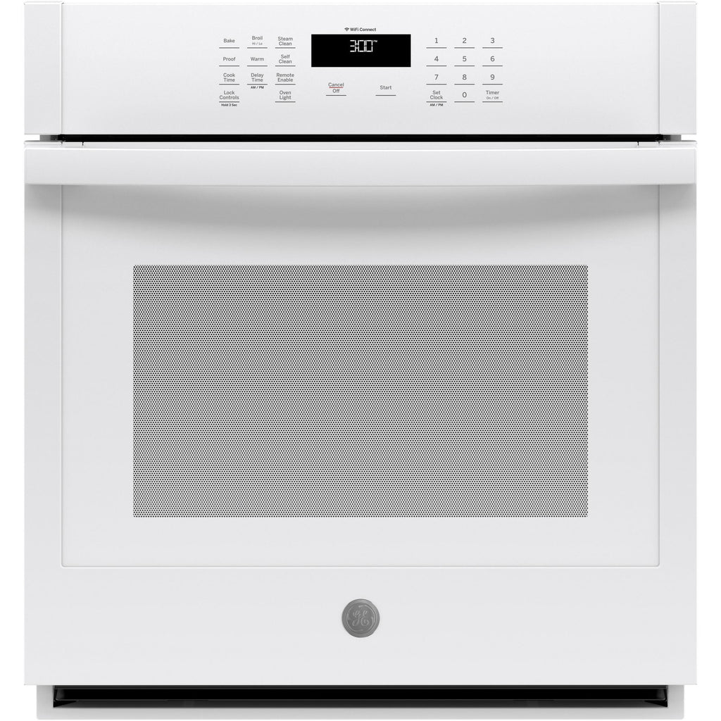  GE 27-inch, 4.3 cu. ft. Built-in Single Wall Oven JKS3000DNWW IMAGE 1