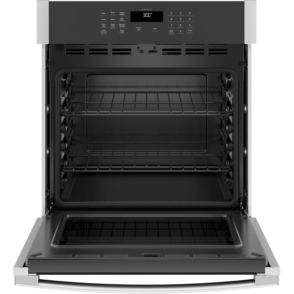  GE 27-inch, 4.3 cu. ft. Built-in Single Wall Oven JKS3000SNSS IMAGE 3
