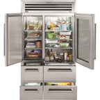  Sub-Zero 48-inch, 30.4 cu.ft. Built-in Side-by-Side Refrigerator with Glass Door PRO4850G IMAGE 3