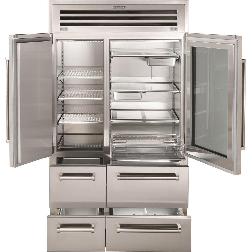  Sub-Zero 48-inch, 30.4 cu.ft. Built-in Side-by-Side Refrigerator with Glass Door PRO4850G IMAGE 4