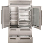  Sub-Zero 48-inch, 30.4 cu.ft. Built-in Side-by-Side Refrigerator with Glass Door PRO4850G IMAGE 4