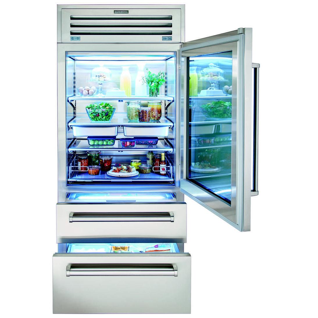  Sub-Zero 36-inch, 22.7 cu.ft. Built-in Bottom-Freezer Refrigerator with Interior Ice Maker PRO3650G-RH IMAGE 5