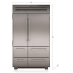  Sub-Zero 48-inch, 30.4 cu.ft. Built-in Side-by-Side Refrigerator PRO4850 IMAGE 2