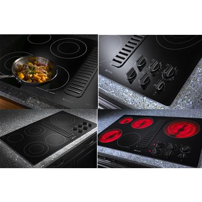  JennAir 36-inch Built-In Electric Cooktop JED3536WB IMAGE 2