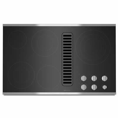  JennAir 36-inch Built-In Electric Cooktop JED3536WS IMAGE 1