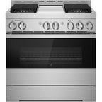  JennAir Noir 36-inch Professional-Style Gas Range with Chrome-Infused Griddle JGRP536HM IMAGE 1