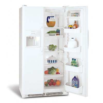  Frigidaire 36-inch, 26 cu. ft. Side-by-Side Refrigerator with Ice and Water FRS6HR35KW IMAGE 2