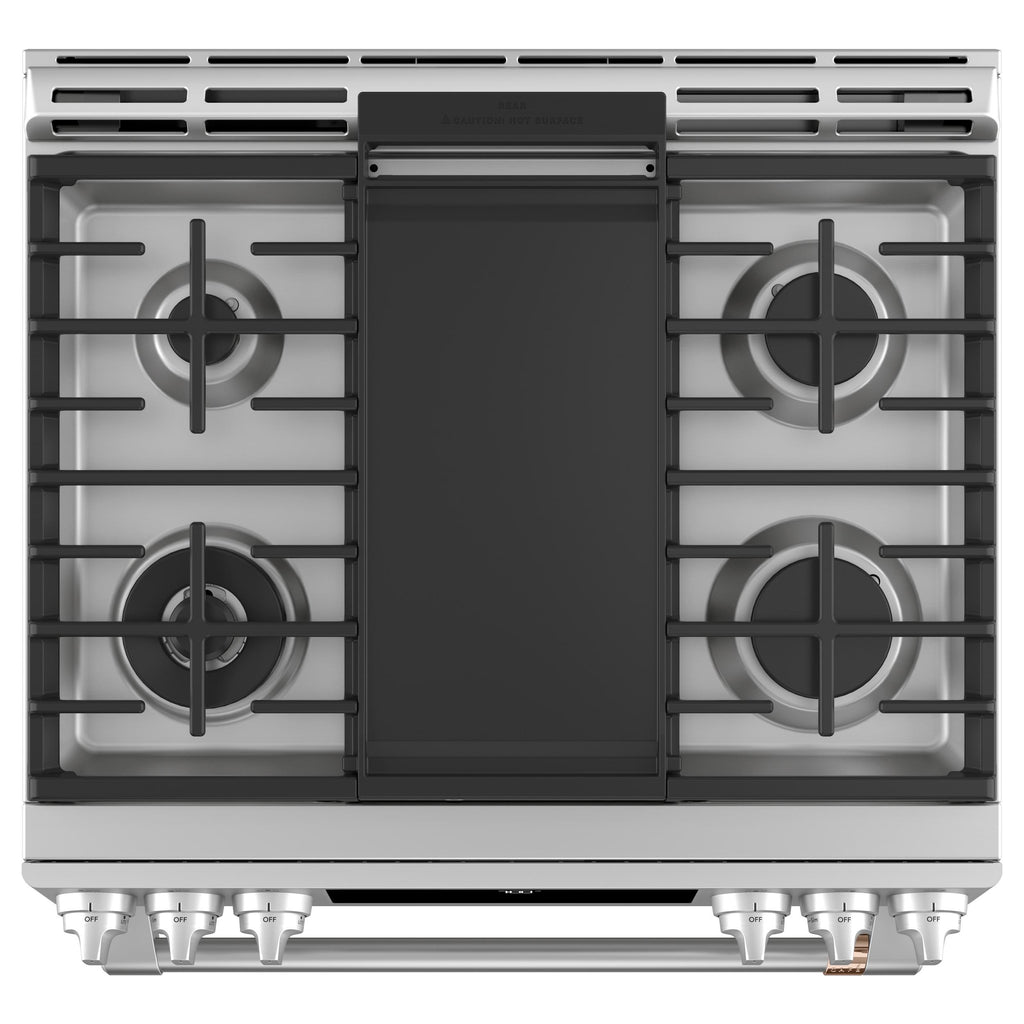  Café 30-inch Slide-in Gas Range with Convection Technology CCGS700P2MS1 IMAGE 10