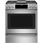  Café 30-inch Slide-in Gas Range with Convection Technology CCGS700P2MS1 IMAGE 2