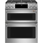  Café 30-inch Slide-in Gas Double Oven Range with Convection Technology CCGS750P2MS1 IMAGE 1