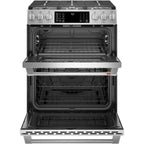  Café 30-inch Slide-in Gas Double Oven Range with Convection Technology CCGS750P2MS1 IMAGE 3