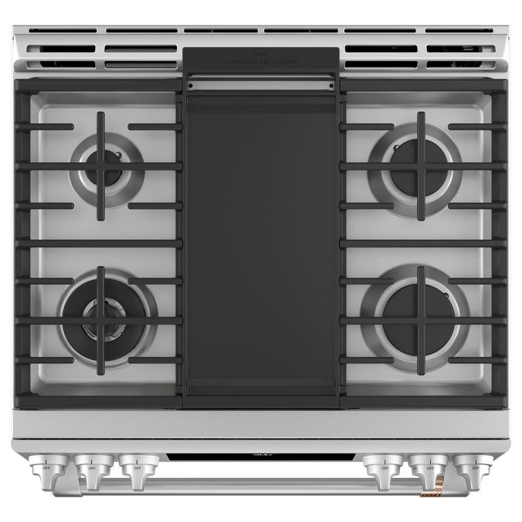  Café 30-inch Slide-in Dual-Fuel Range with Convection Technology CC2S900P2MS1 IMAGE 4