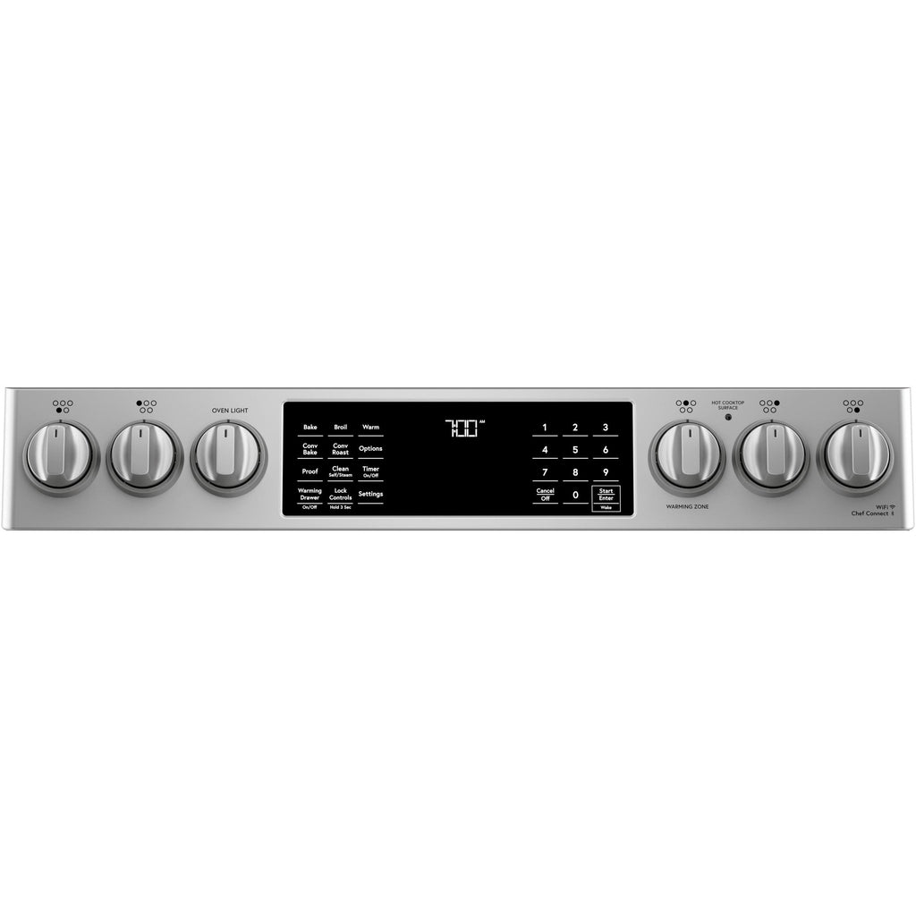  Café 30-inch Slide-in Electric Range with Warming Drawer CCES700P2MS1 IMAGE 2