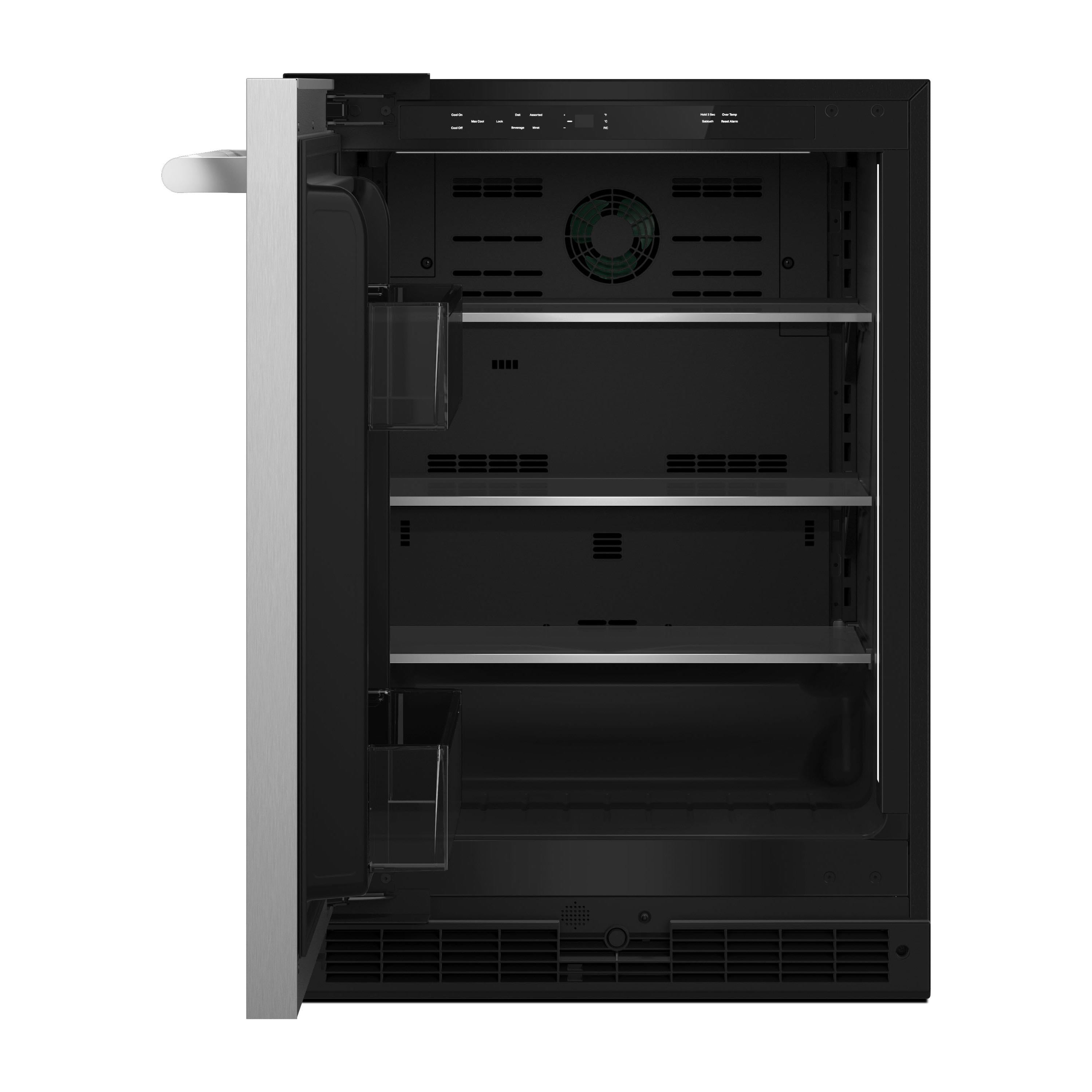  JennAir Rise 24-inch, 4.9 cu.ft. Built-in Compact refrigerator with Independent Temperature Zones JURFL242HL IMAGE 2