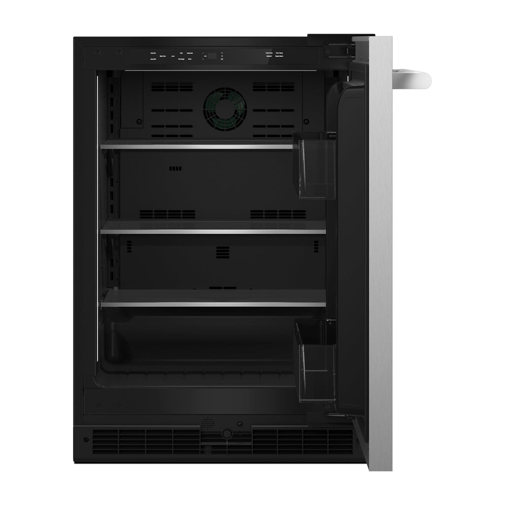  JennAir Rise 24-inch, 4.9 cu.ft. Built-in Compact refrigerator with Independent Temperature Zones JURFR242HL IMAGE 2