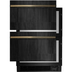  JennAir 24-inch, 4.7 cu.ft. Built-in Drawers Refrigerators with Internal Ice Maker JUCFP242HX IMAGE 1