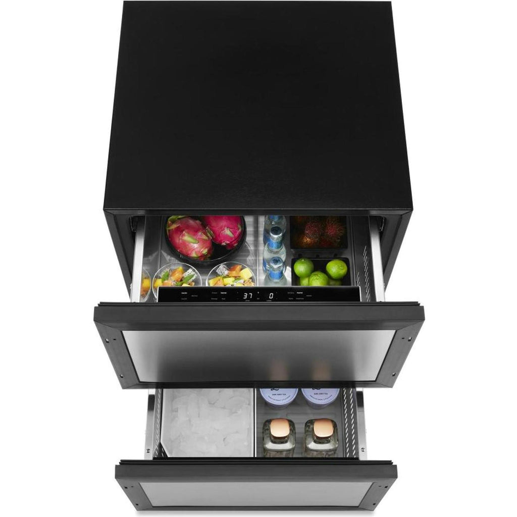  JennAir 24-inch, 4.7 cu.ft. Built-in Drawers Refrigerators with Internal Ice Maker JUCFP242HX IMAGE 3