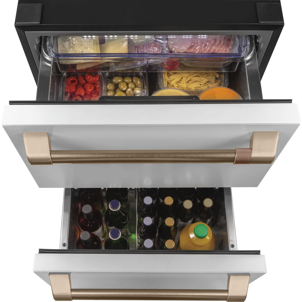 Café 24-inch 5.7 cu. ft. Dual-Drawer Refrigerator CDE06RP4NW2 IMAGE 4