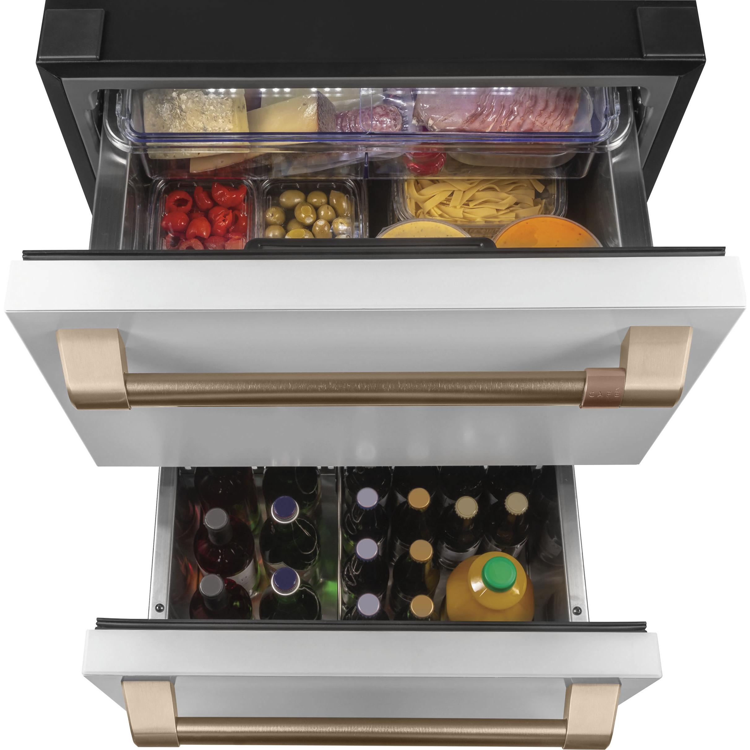  Café 24-inch 5.7 cu. ft. Dual-Drawer Refrigerator CDE06RP4NW2 IMAGE 4